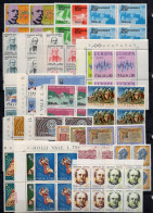 PAG25 - ITALIA 1972 ,  Dodici Belle Serie Del Periodo In  QUARTINA *** MNH . - 1971-80: Neufs