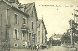 68  MONTREUX VIEUX - UNE RUE - AU FOND LA MAIRIE (ref 6590) - Sonstige & Ohne Zuordnung