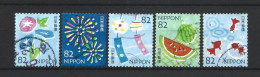 Japan 2019 Summer Greetings Y.T. 9319/9323 (0) - Used Stamps