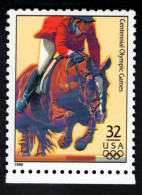 204360976 1996 (XX) SCOTT 3068S POSTFRIS MINT NEVER HINGED - OLYMPIC GAMES - EQUESTRIAN - HORSE - Nuevos