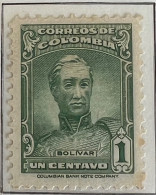 Kolumbien 1944: 1944 Definitives Mi:CO 443-448 - Colombie