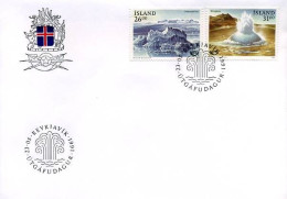 IJsland - FDC - Landschappen                               - FDC