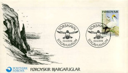 Faroer - FDC - Vogels                                 - Féroé (Iles)