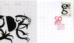 Canada - FDC -  50 Years Of Canadian Graphic Design                                    - 2001-2010