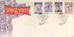 Australië  - FDC -  Stage And Screen                                   - FDC