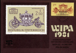 Oostenrijk - MK - Wipa 1981                                            - Cartes-Maximum (CM)