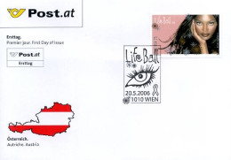 Oostenrijk - FDC - Naomi Campbell                                - FDC