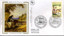 Frankrijk - FDC -  Fable De La Fontaine : Le Liévre Et La Tortue                                     - 1990-1999