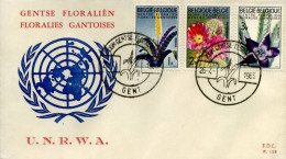 België - FDC - 1315/17  -  Gentse Floraliën                            - 1961-1970