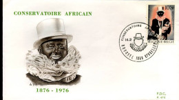 België - FDC - Conservatoire Africain                              - 1971-1980