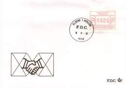 België - FDC - Frankeervignet ATM - ATM6 14F                                - Other & Unclassified