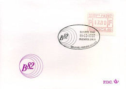 België - FDC - Frankeervignet ATM - ATM6A - Belgica '82 17F                                - Otros & Sin Clasificación