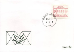 België - FDC - Frankeervignet ATM - ATM5 6F                                - Other & Unclassified