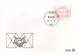 België - FDC - Frankeervignet ATM - ATM3 6F                                - Other & Unclassified