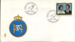 Luxemburg - FDC - Prinselijk Paar                              - FDC