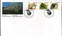 Canada - FDC - Fruitbomen                                 - 1991-2000