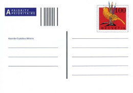 Zwitserland - Postkaart -  Vogel                     - Stamped Stationery