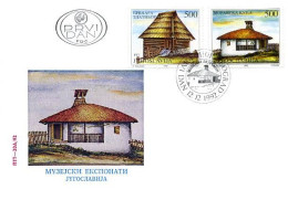 Joegoslavië - FDC - Hutten                            - Otros & Sin Clasificación