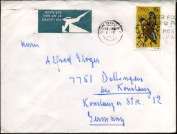 Cover To Dettingen, Germany - Lettres & Documents