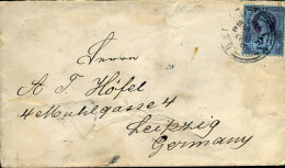 Cover From Belfast To Leipzig, Germany - Storia Postale