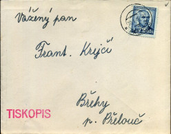 Cover To Breky - Lettres & Documents