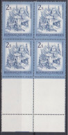 1974 , Mi 1440 ** (10) -  4er Block Postfrisch - Freimarke : Schönes Österreich , Alte Innbrücke ( Tirol ) - Neufs