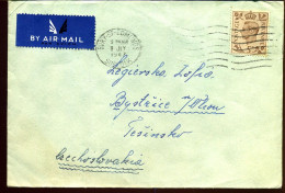 Cover To Czechoslovakia - Cartas & Documentos