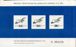 Pretisky Prvni Emise Cs. Leteckych Snamek Z.R. 1920 - Faksimile - Briefe U. Dokumente