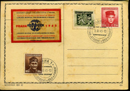 Post Card - Praha 1 - World Congress Of Students 1945 - Lettres & Documents