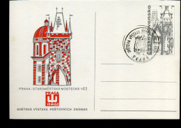 Post Card - World Philatelic Exhibition PRAGA  '68 - Staromestska Mostecka Vez - Postkaarten