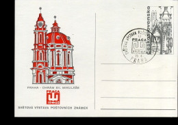 Post Card - World Philatelic Exhibition PRAGA  '68 - Chram SV. Mikulase - Cartes Postales