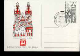 Post Card - World Philatelic Exhibition PRAGA  '68 - Tynsky Chram - Postales