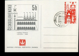 Post Card - World Philatelic Exhibition PRAGA  '68 - Levoca 1965, Ladislav Guderna - Postcards