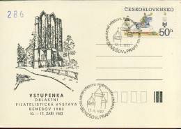 Post Card - Vstupenka ... - Covers & Documents