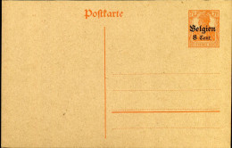 Postkarte - Belgien 8 Cent - Tarjetas 1909-1934