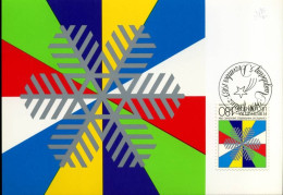 Liechtenstein - MK - Olympische Winterspiele Sarajewo 1984                           - Maximumkaarten