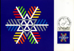Liechtenstein - MK - Olympische Winterspiele Sarajewo 1984                           - Maximumkaarten