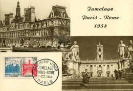 Frankrijk - MK - Jumelage Paris - Rome 1958                                      - Other & Unclassified
