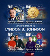 Djibouti 2023 Space  Tribute To L. Johnson S202404 - Djibouti (1977-...)