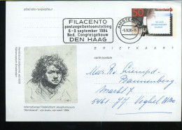 Briefkaart - Stempel : Internationale Postzegeltentoonstelling Filacento, Den Haag - Covers & Documents