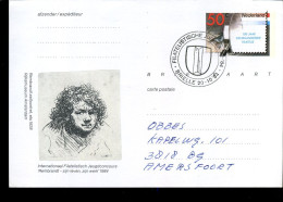 Briefkaart - Stempel : Filatelistische Jubilea, Brielle - Brieven En Documenten