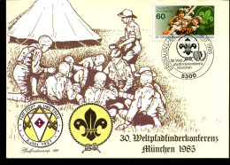 30. Weltpfadfinderkonferenz München 1985 - Covers & Documents