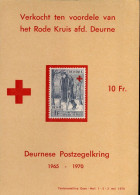 1510 - Verkocht Ten Voordele Van Het Rode Kruis Afd. Deurne - Storia Postale