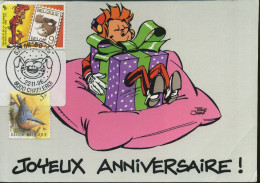 Joyeux Anniversaire - Spirou & Fantasio - Storia Postale