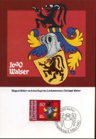 Wappen Walser Nach Dem Siegel Des Landammannes Christoph Walser - Cartoline Maximum