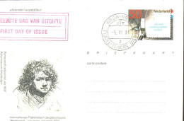 1309 Op Briefkaart - Eerste Dag Van Uitgifte - Internationaal Filatelistisch Jeugdconcours 'Rembrandt' - Postwaardestukken
