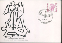 Briefkaart - Cendron Forge-Philippe, Monument Aux Premiers Libérateurs Alliés - 1970-1980 Elström