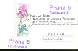 Postcard To Prague, Czchoslovakia - Briefe U. Dokumente