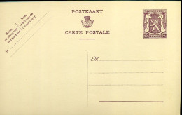 Postkaart / Carte Postale - 'Klein Staatswapen / Petit Sceau De L'Etat" 65c - Briefkaarten 1934-1951
