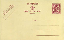 Postkaart / Carte Postale - 'Klein Staatswapen / Petit Sceau De L'Etat" 65c - Cartes Postales 1934-1951